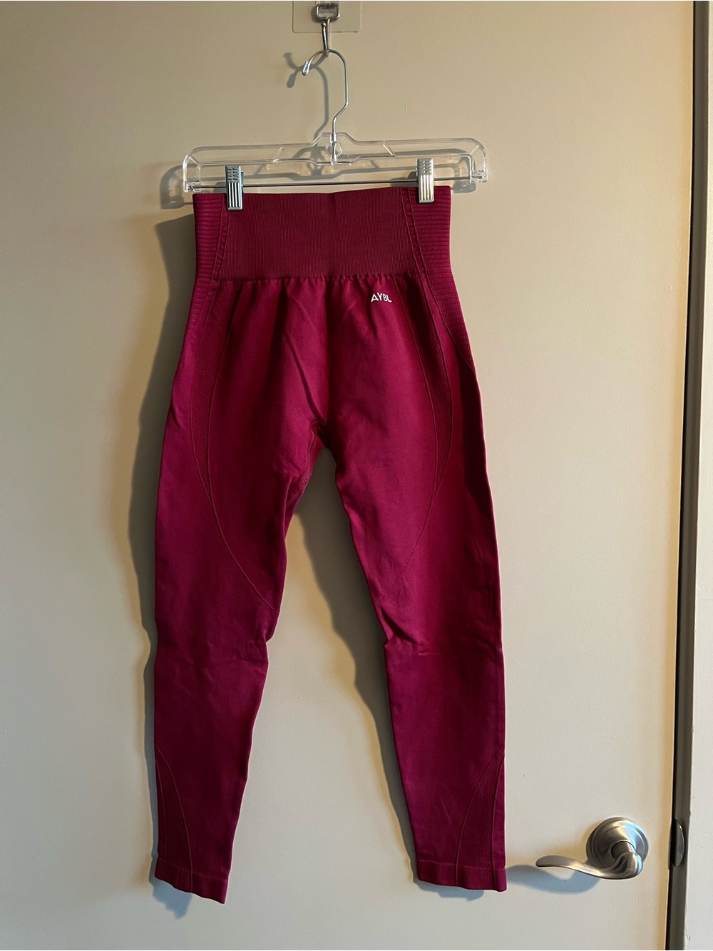 AYBL Kids High-Rise Burgundy Leggings